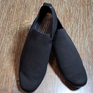 Black Rivet Black Kamila Sneakers Slip On Loafers Stretch Knit Size 10 Wide